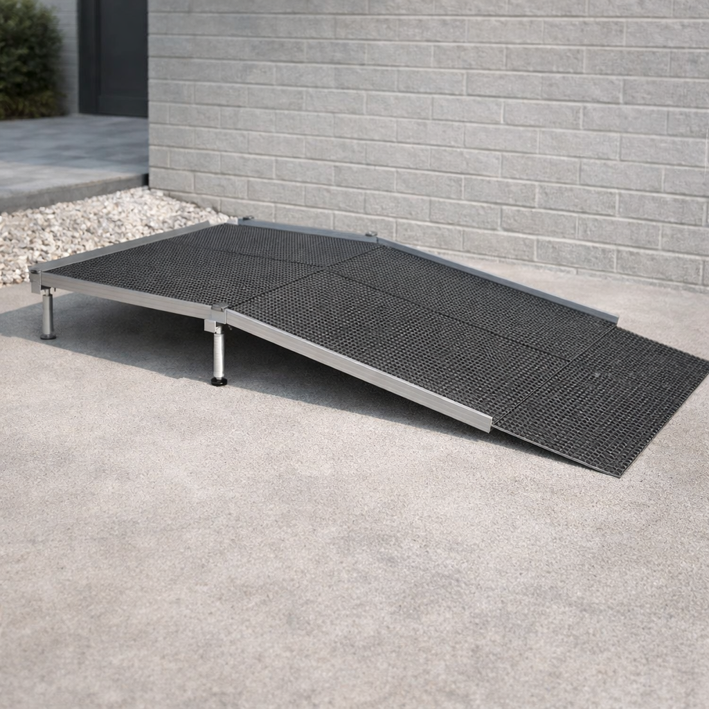 Aluminium Modular Ramp Kit – 1300mm x 2000mm – No Handrails – Wheelchair Access