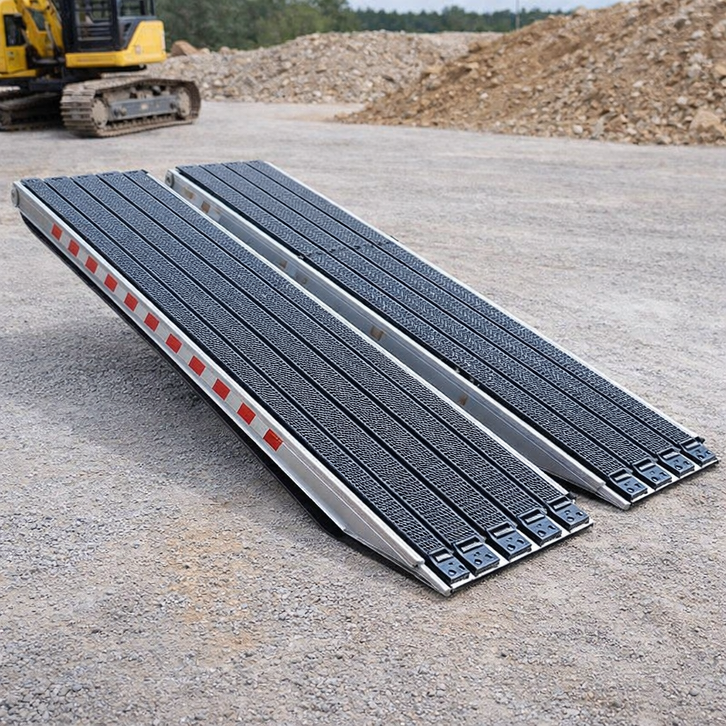 Ramps for Steel Tracks – 2500mm x 720mm – 26,300kg Capacity – Industrial Use