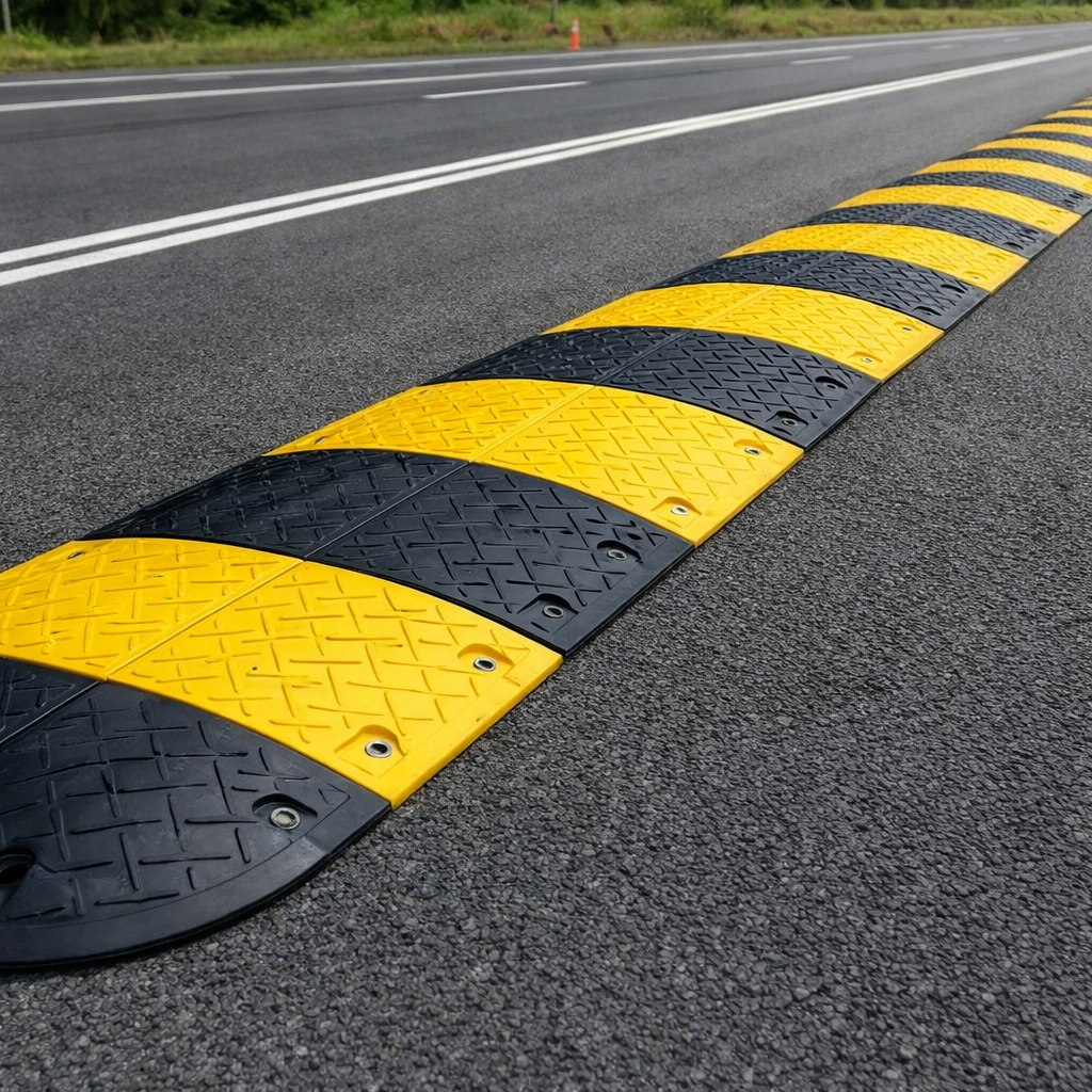 Speed Bump – 6500mm x 450mm x 60mm – Heavy Duty with Steel Plate – Commercial Use