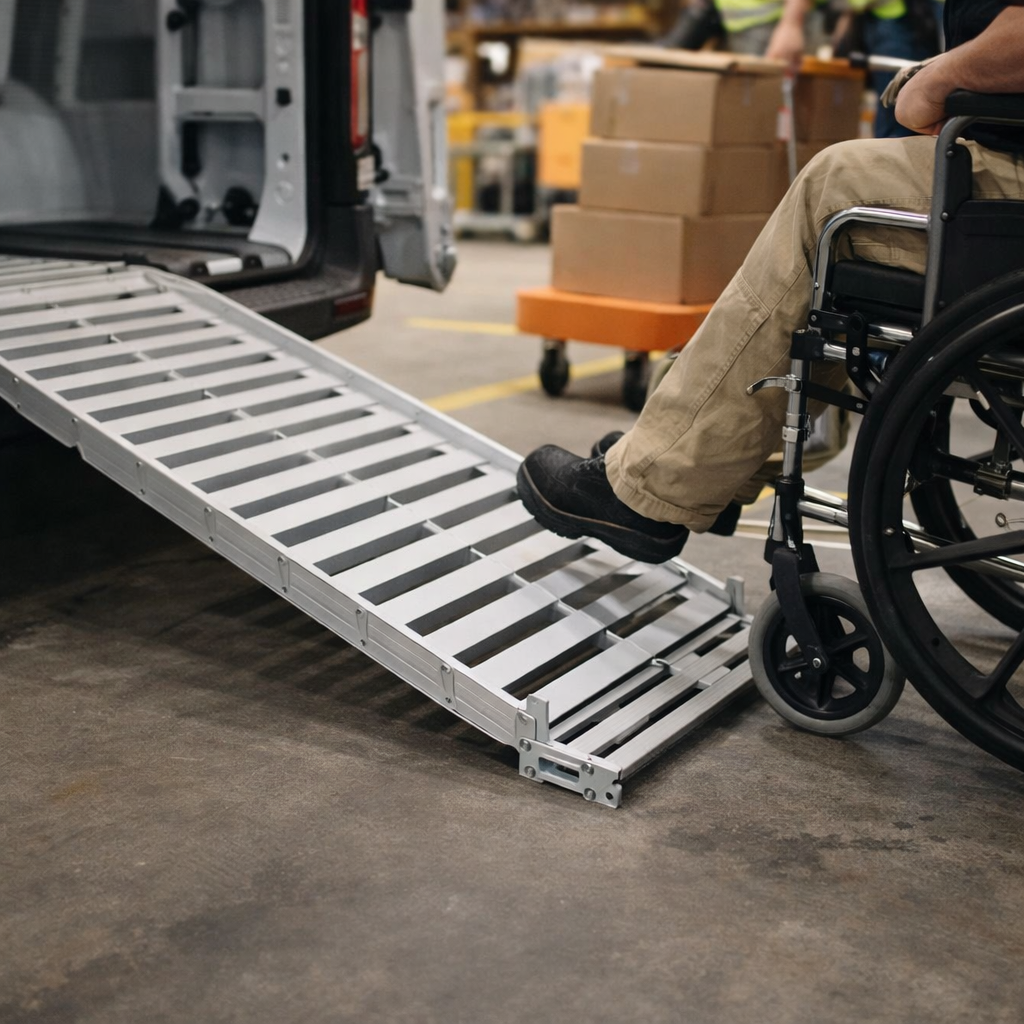 Rollable Ramp Extension – 1ft – Customisable – Wheelchair & Scooter Use