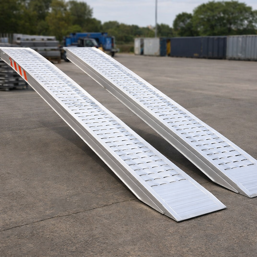 Aluminium Loading Ramps – 5000mm x 580mm – 7080kg Capacity – Industrial Use