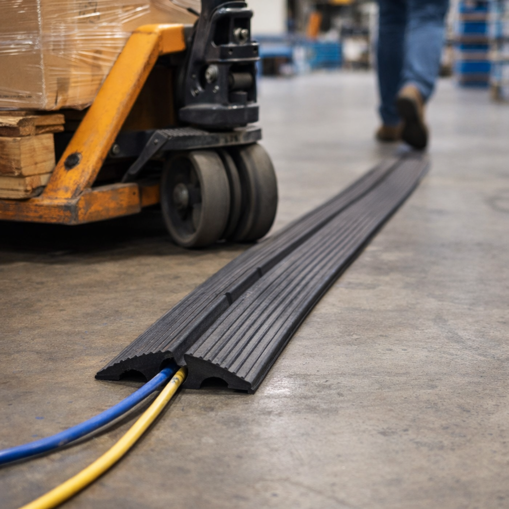 Rubber Cable Protector – 2000kg Capacity – Indoor/Outdoor Use