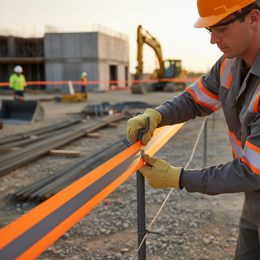 High-Performance High Visibility Barrier Tape for Enhanced Safety - 3.5m Retro-Reflective Warning Strip | Barriers Co