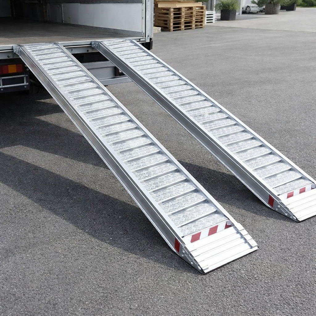 Aluminium Loading Ramps – 2500x550mm – 20000kg Capacity – Industrial Use