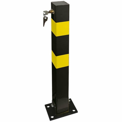 Sandy Brown Heavy Duty Steel Folding Parking Post