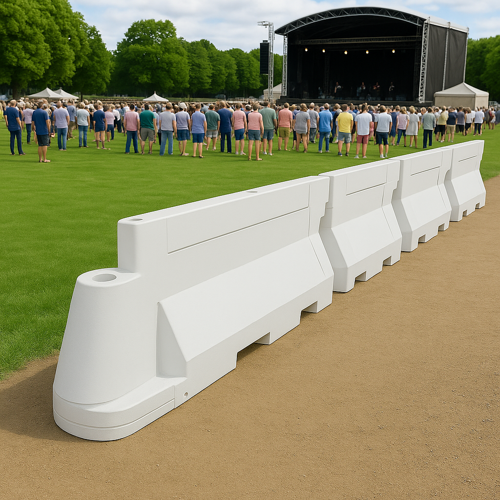 2000 x 800mm Novus Safety Water-Filled Barrier System 2