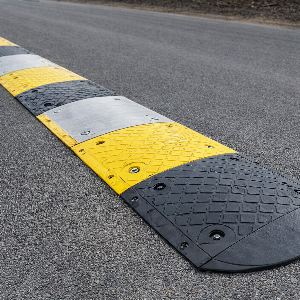 Heavy Duty Speed Bump – 4500mm x 450mm x 60mm – Steel Reinforced – Commercial Use