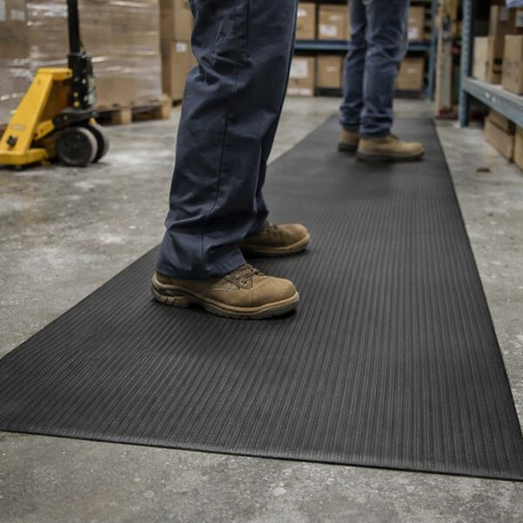 Anti-Fatigue Mat – Black – 9.4mm Thick – Light Duty