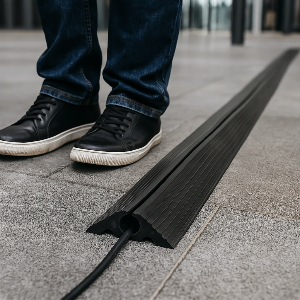 20mm Rubber Cable Protector Roll 1