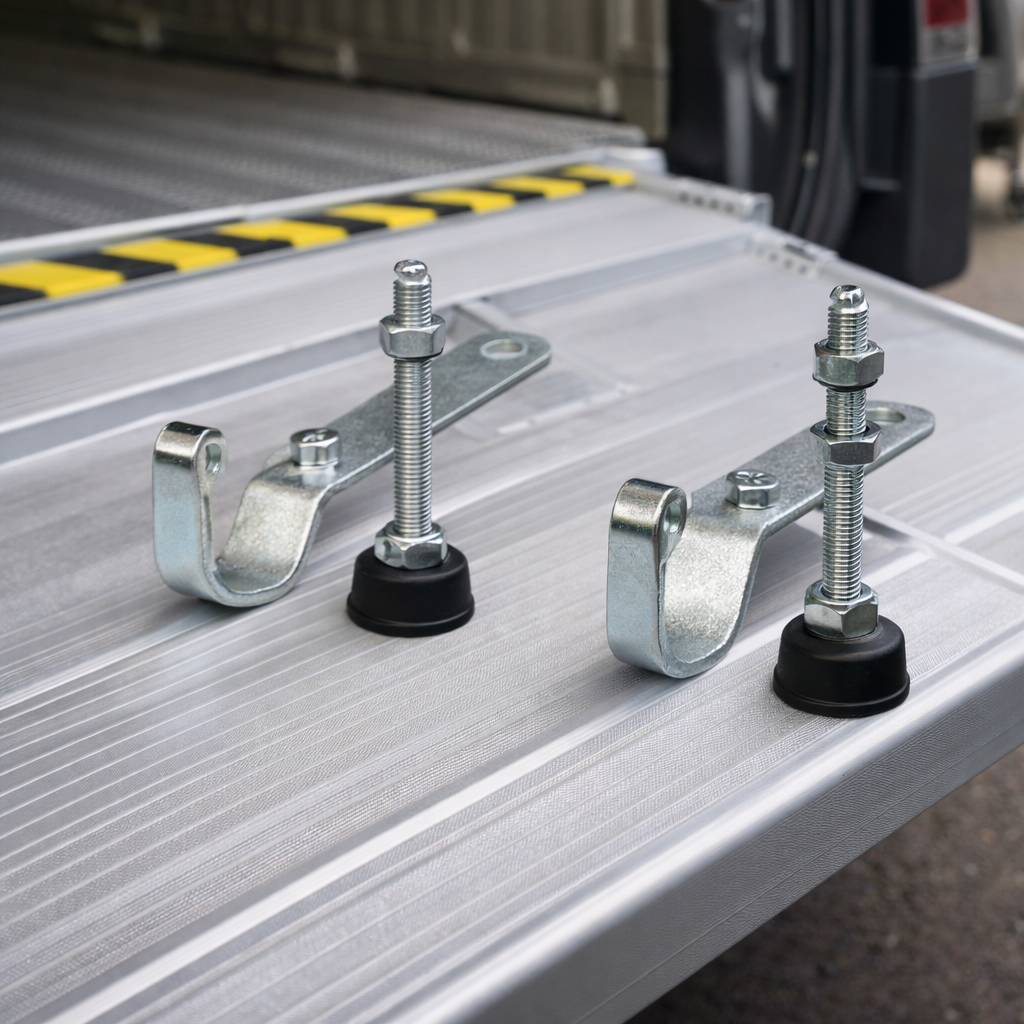 Support Brackets and Feet – Pair, Left and Right – Folding Van Ramp
