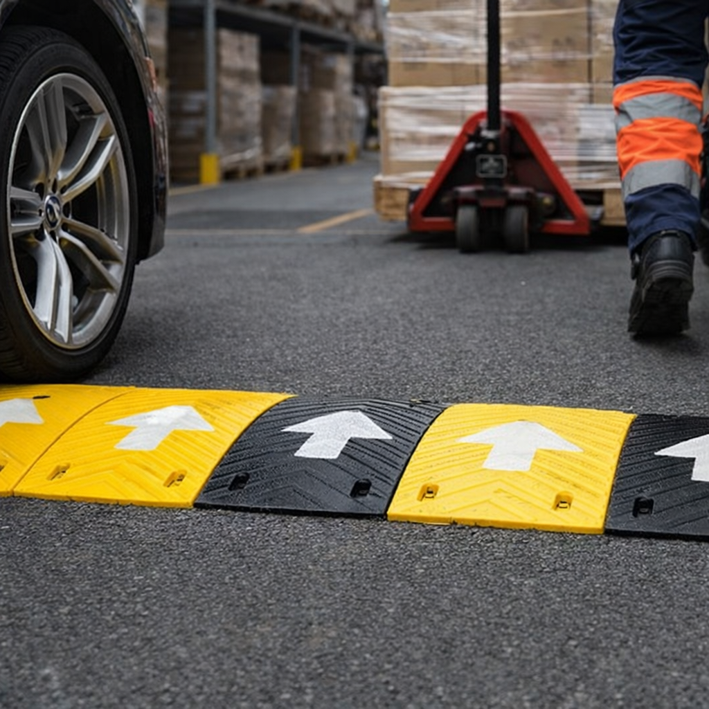 Speed Bump Kit – 50mm High x 2500mm Length – Reflective – Traffic Control
