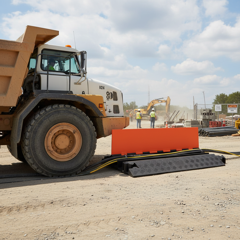 Premium 3 Channel Cable Protector for Heavy Duty Applications - Durable and Reliable