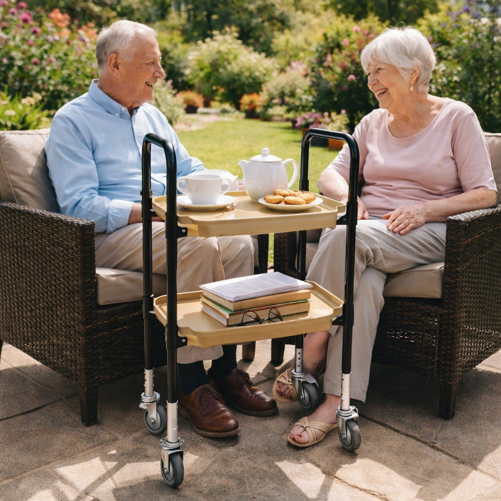 Height Adjustable Mobility Trolley – 845mm-945mm – 180kg Capacity – Indoor Use