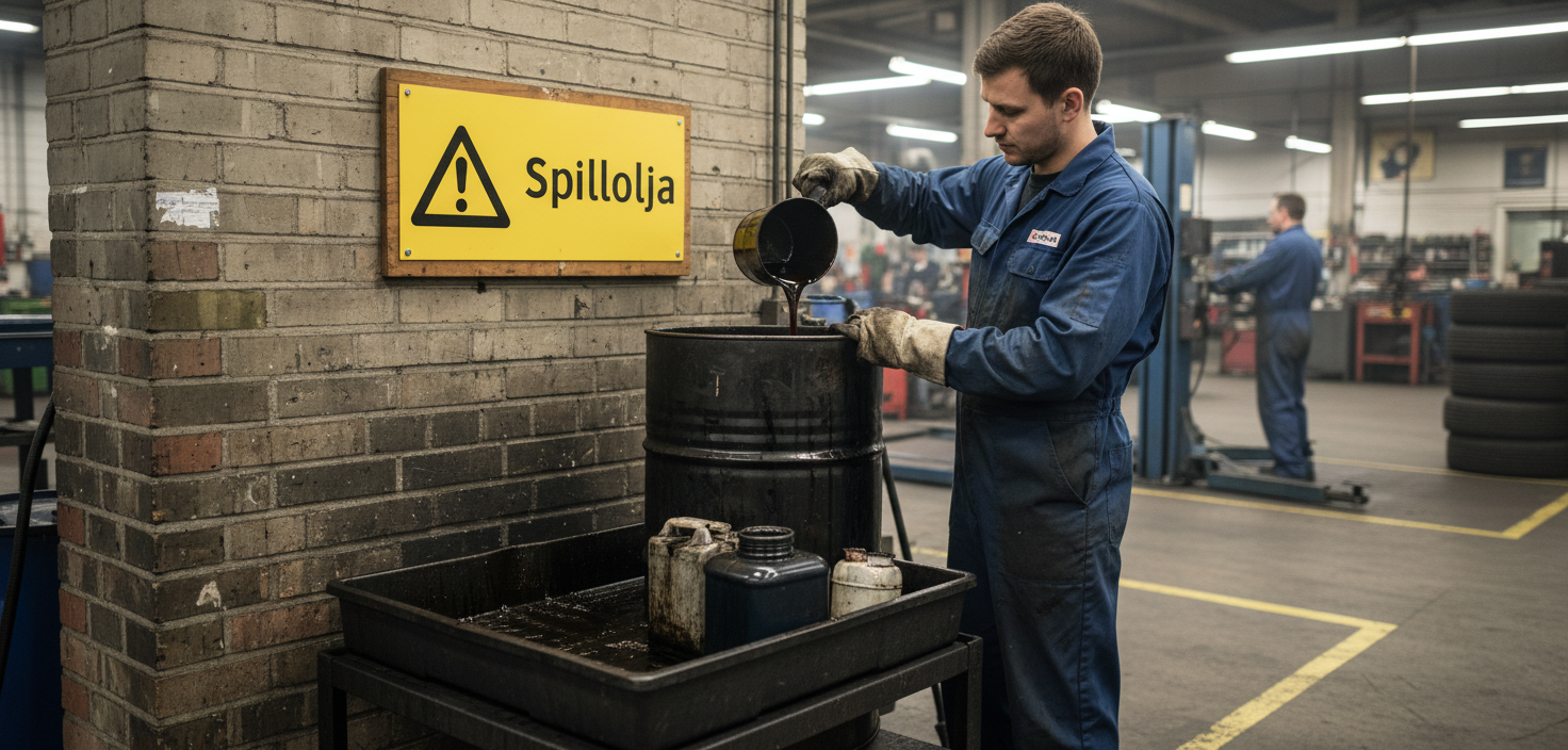 Premium Warning Sign for Oil Spills - Durable Self-Adhesive, Plastic, Magnet, and Aluminum Options Available