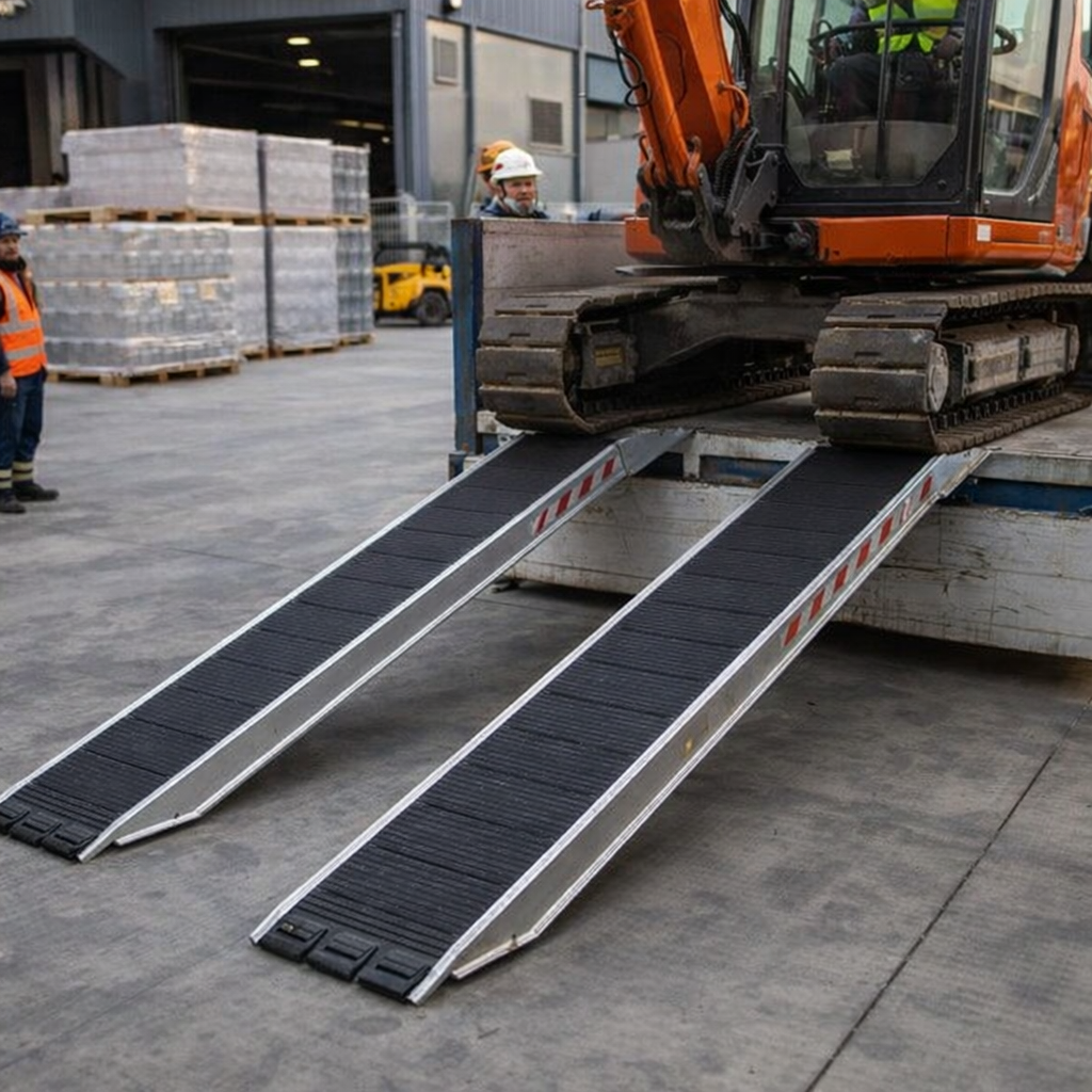 Ramps for Steel Tracks – 2500mm x 480mm – Heavy Duty – Industrial Use