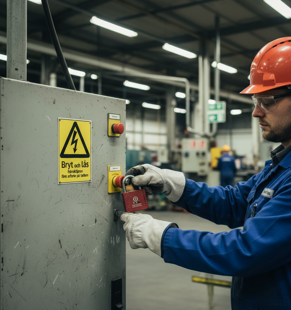 Premium Warning Sign for Safe Operation with Load Lifting Equipment - Durable Options in Self-Adhesive, Plastic, Magnet, and Aluminum Materials
