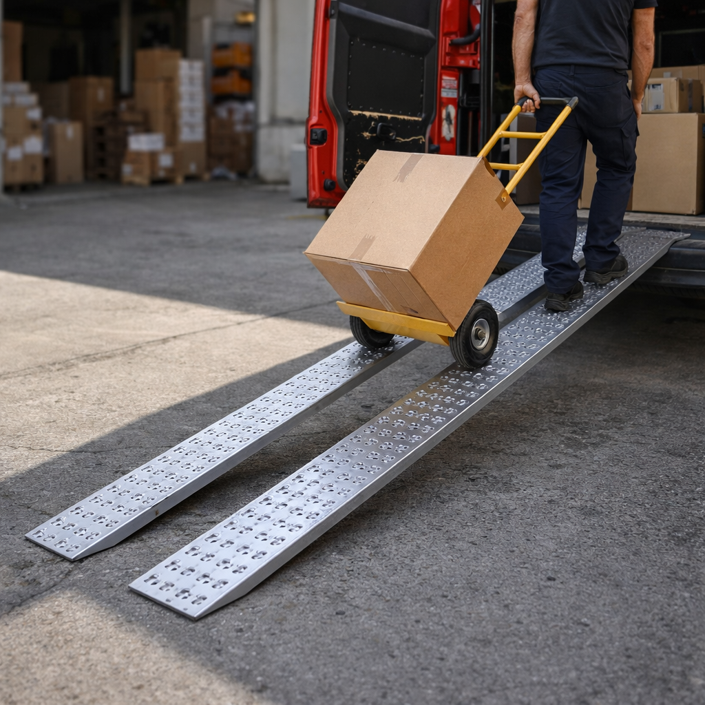 Lightweight Loading Ramps – 1500x215mm – 600kg Capacity – Domestic Use