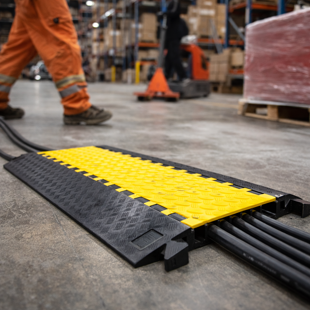 4 Channel Cable Protector – 5,000kg Capacity – Vehicle Traffic