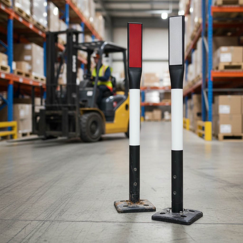 High-Performance Rebound Reflective Marker for Surface Mounting or Casting with Durable Impact Resistance