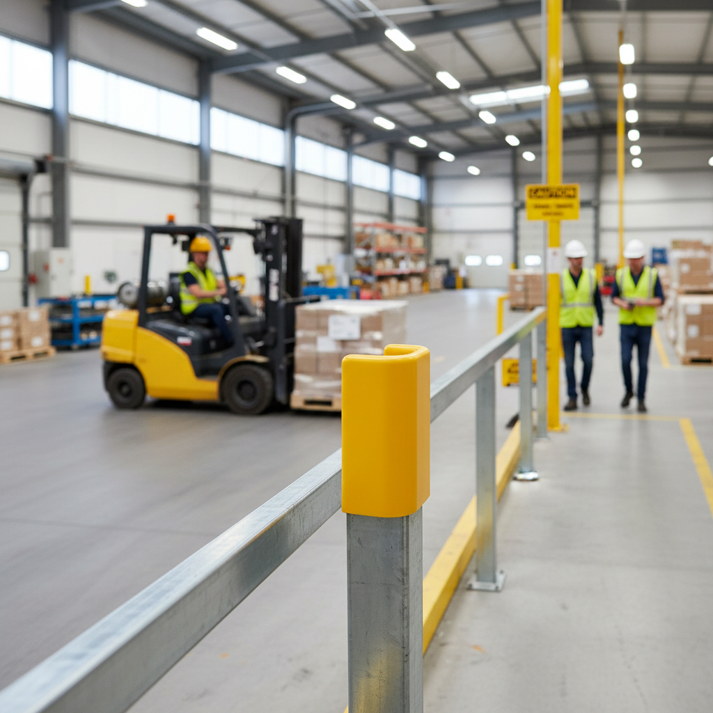 Professional Yellow Plastic Z Section Barrier Post Top Cap for Safety and Protection