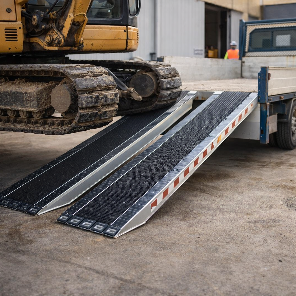 Steel Track Ramps – 2000mm x 720mm – Heavy Duty – Industrial Use