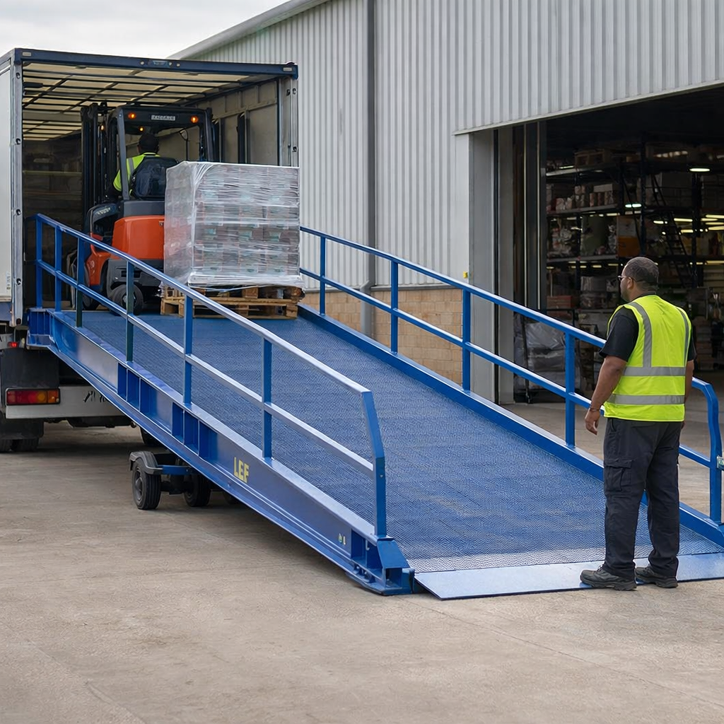 Yard Ramp – Black – 10000kg Capacity – Commercial Use