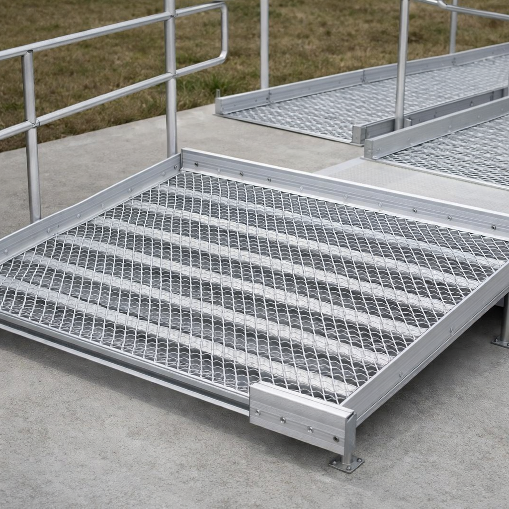 Platform & Landing for Ramp System – 1300mm Wide – Heavy Duty – Mobility Access