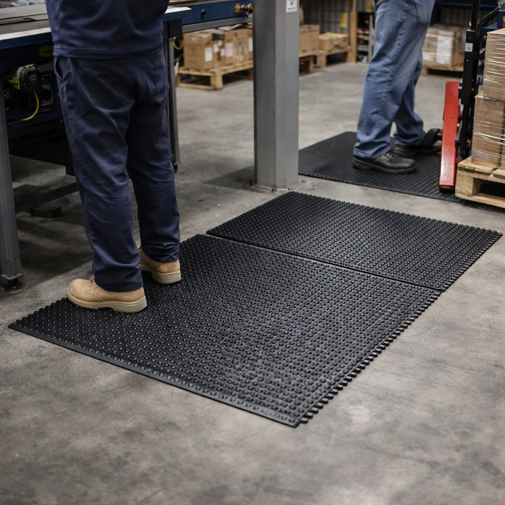 ESD Anti-Fatigue Mat – 91cm x 91cm – Heavy Duty Rubber – Industrial Use