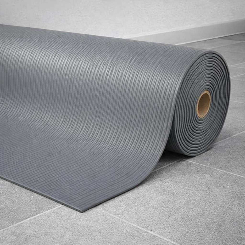 Anti Fatigue Mat – Linear Meter Grey – 9.4mm Thick – Ergonomic