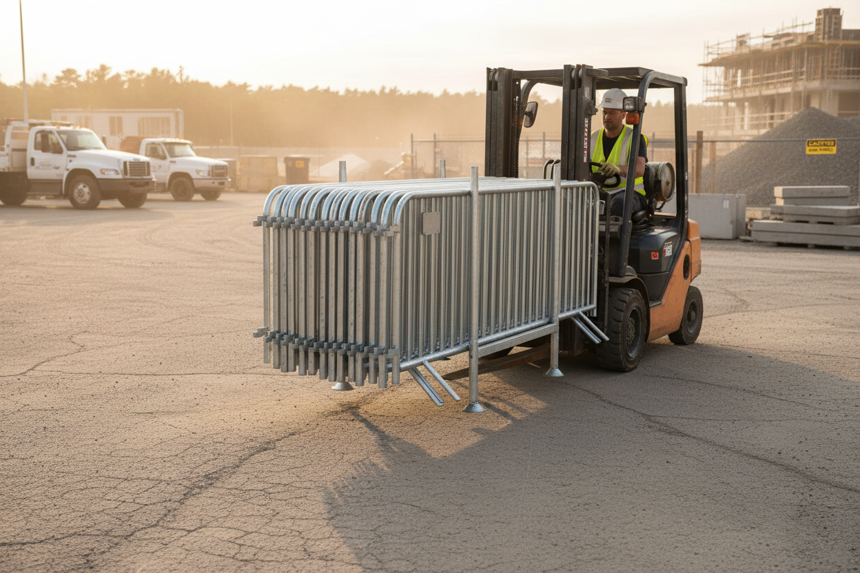 Premium Heavy Duty Transport Solution for Efficient Storage and Handling of Barricades