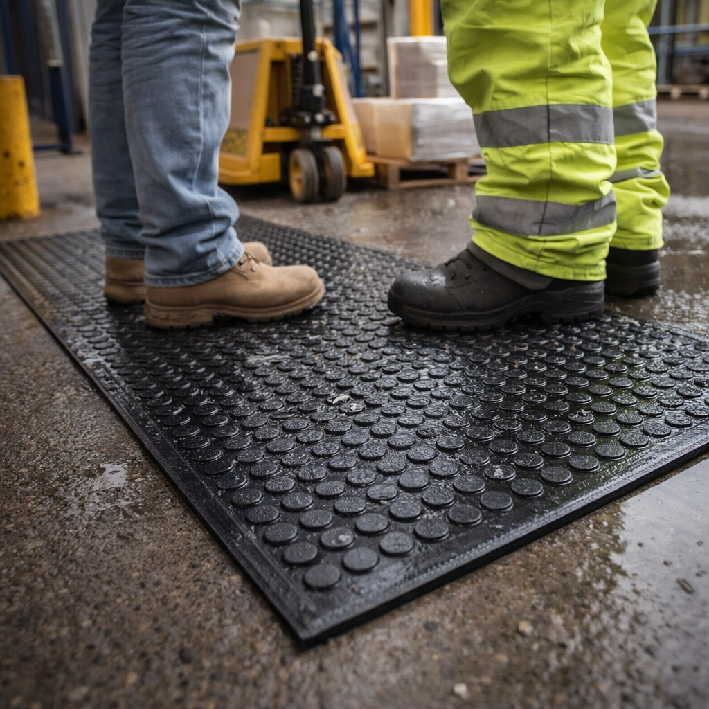 Heavy Duty Matting – 1200mm x 800mm – Non-Slip & Durable – Machinery & Pedestrian Use