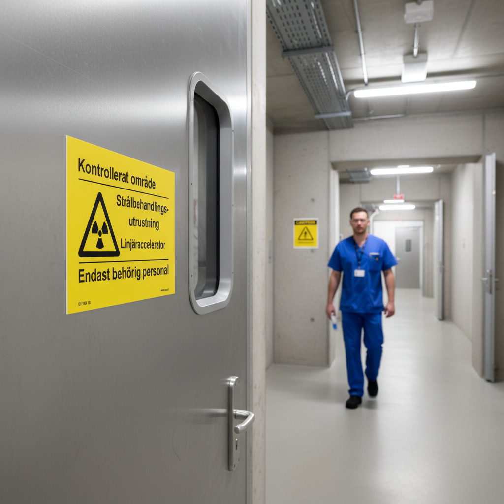 Premium Warning Sign for Radiation Equipment - Durable Materials, Multiple Mounting Options, and High Visibility