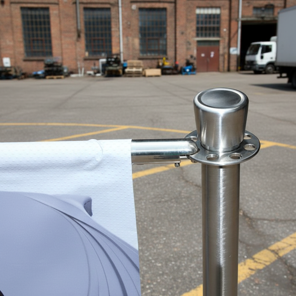 Premium Cross Beam for Café Banners - Quick Installation, Available in 3 Lengths for Secure Tensioning