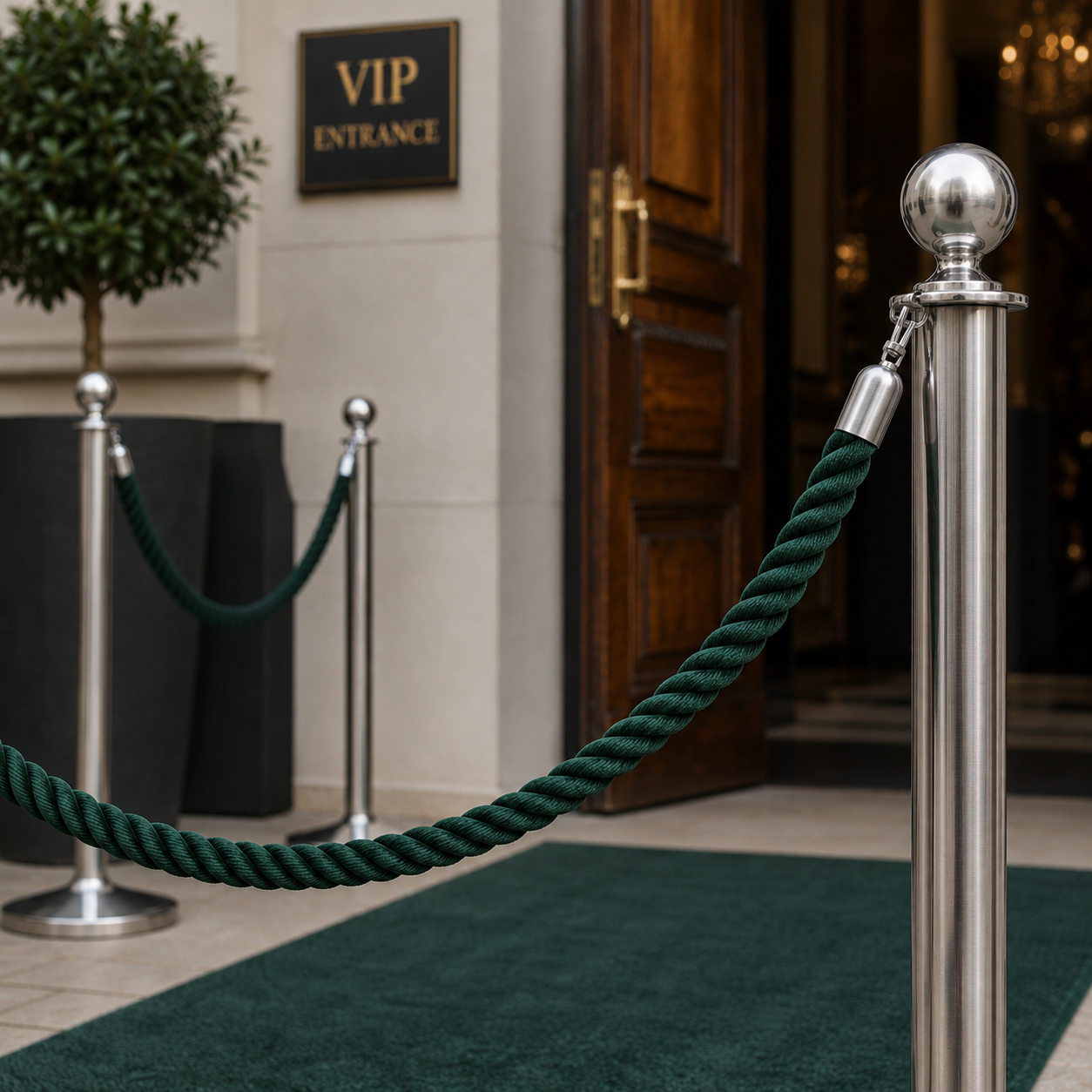 Premium Polypropylene Barrier Rope with Snap Ends for Event Management