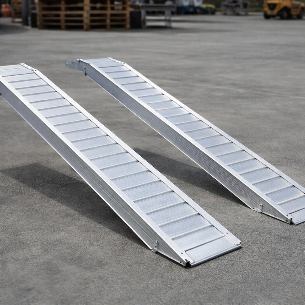 Aluminium Loading Ramps – 4000x300mm – 1400kg Capacity – Vehicle & Machinery