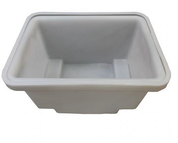 300L White Forklift Mortar Tub – Heavy-Duty Universal Design for Mortar, Concrete & Site Waste Handling