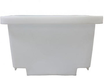 300L White Forklift Mortar Tub – Heavy-Duty Universal Design for Mortar, Concrete & Site Waste Handling