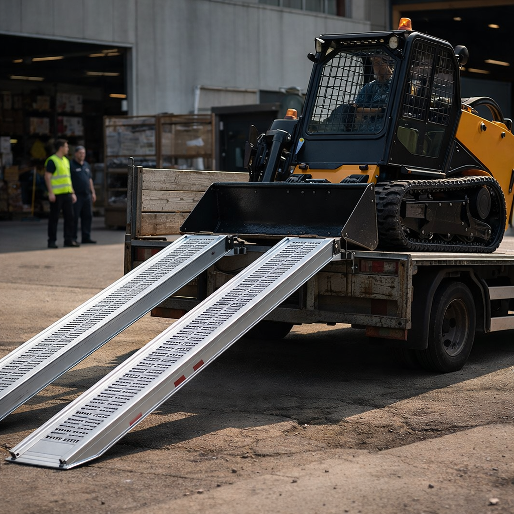 Aluminium Loading Ramps – 4500mm x 510mm – 5760kg Capacity – Plant Equipment