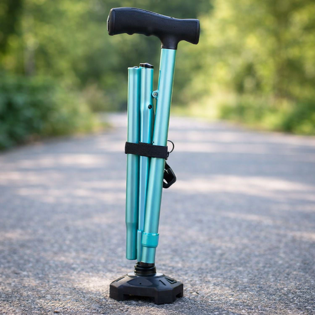 Comfort Walking Stick – Pastel Blue – Lightweight – Mobility Aid