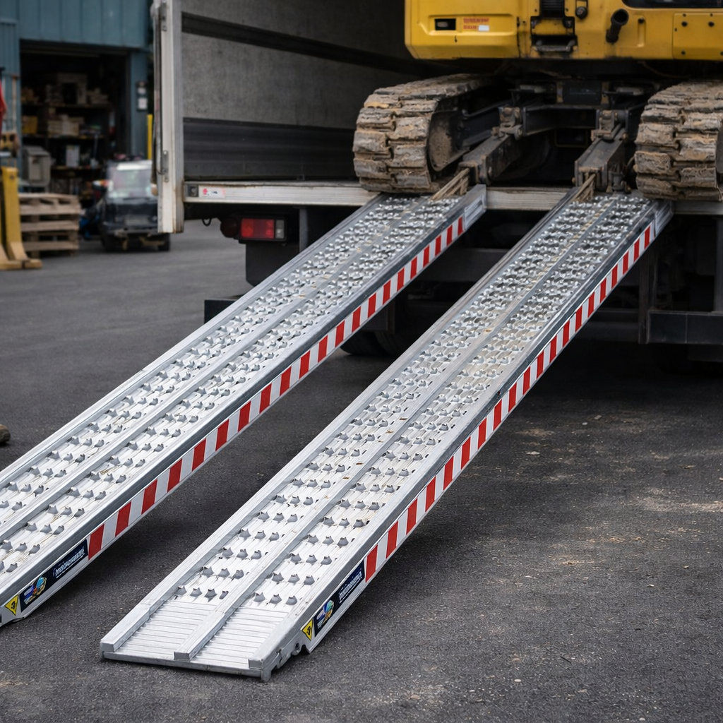 Heavy Duty Loading Ramps – 3000mm x 450mm – 26,200kg Capacity – Industrial