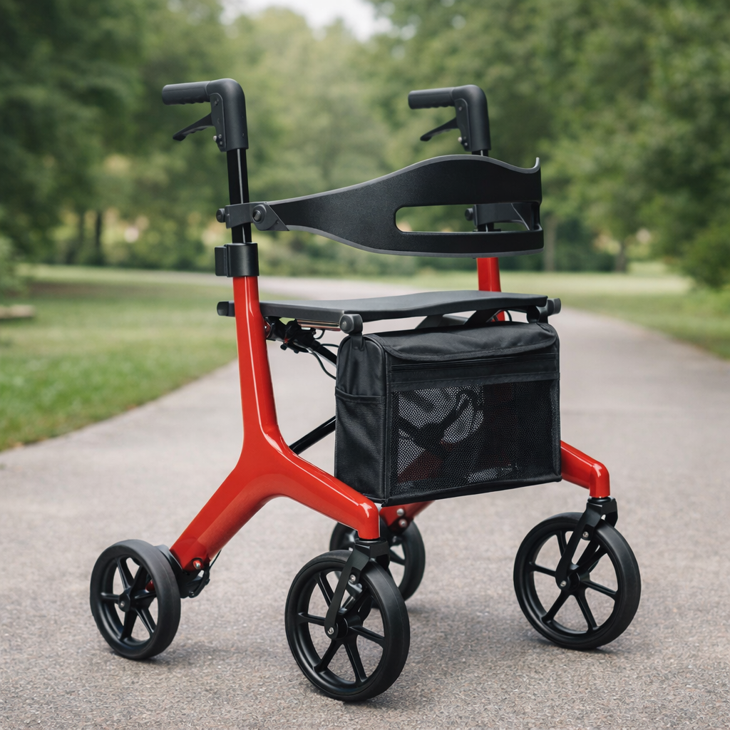 Carbon Rollator – Lightweight – 150kg Capacity – Mobility Aid