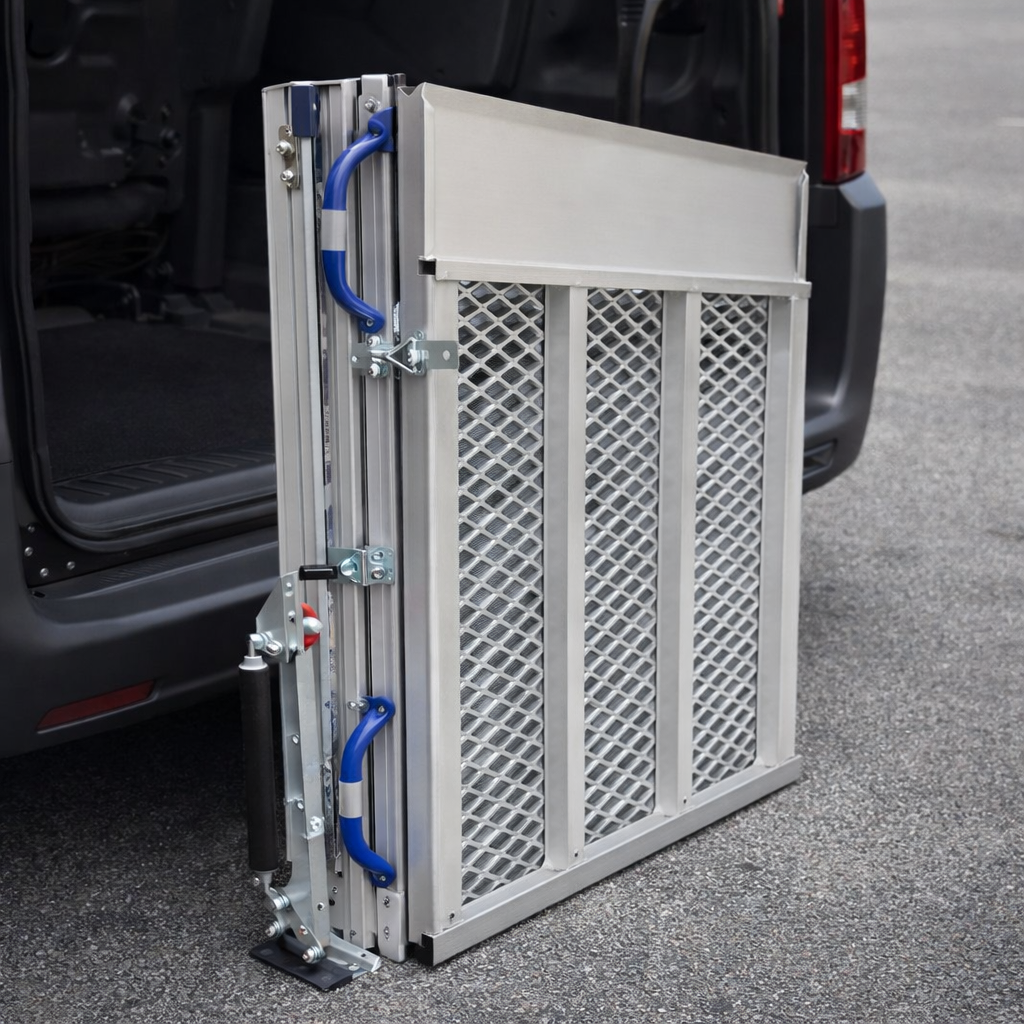 Folding Vehicle Ramp – 900mm Wide – 400kg Capacity – Commercial Use