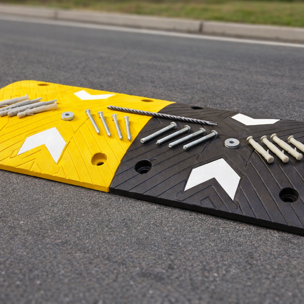 Economy Speed Bump Kit – 1000mm x 400mm x 50mm – High-Visibility – Traffic Control