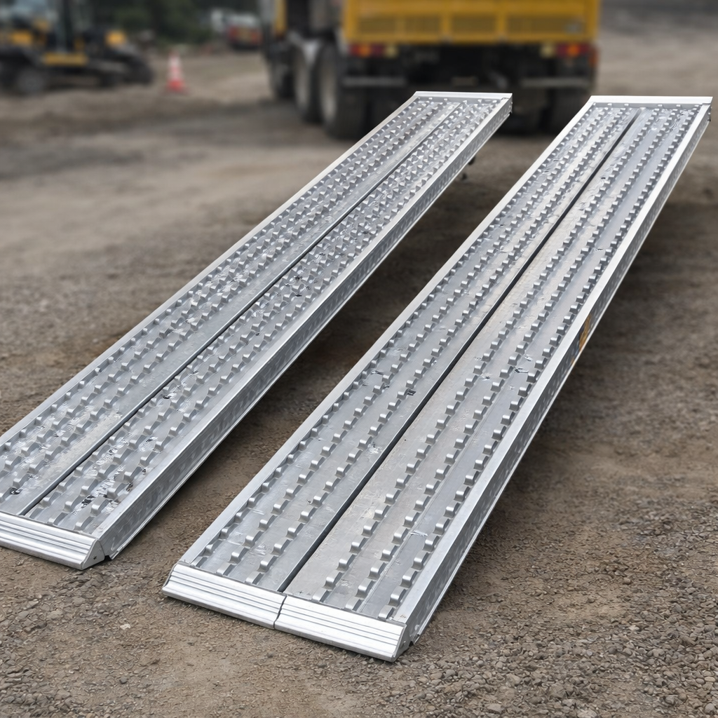Heavy Duty Loading Ramps – 4500mm x 600mm – 12,000kg Capacity – Industrial Use