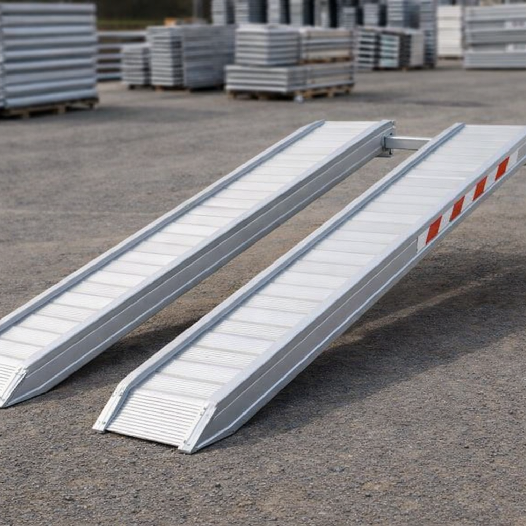 Aluminium Loading Ramps – 3500mm x 300mm – 1250kg Capacity – Plant Machinery