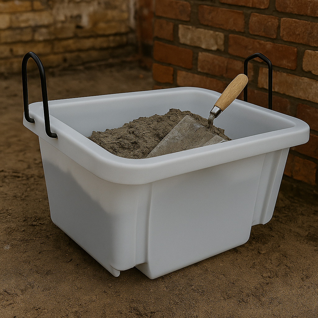 333L White Mortar Tub – Crane & Forklift Compatible 1