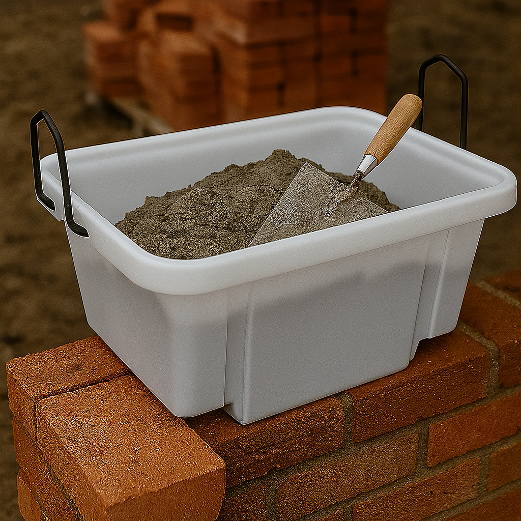 333L White Mortar Tub – Crane & Forklift Compatible 2