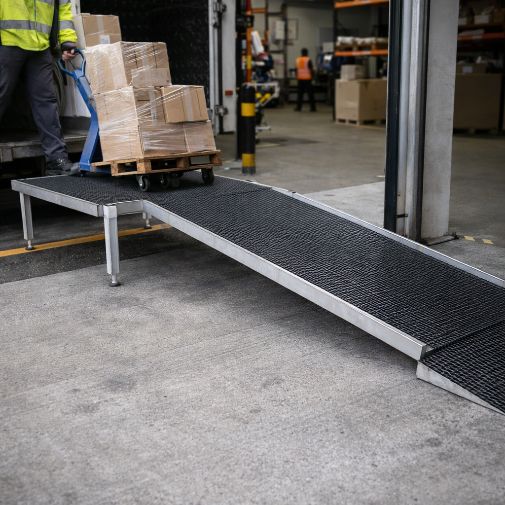 Aluminium Modular Ramp Kit – 900mm x 2000mm – No Handrails – Wheelchair Access
