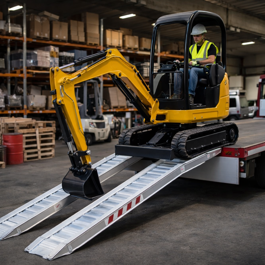 Aluminium Loading Ramps – 4000x300mm – 1000kg Capacity – Professional Use