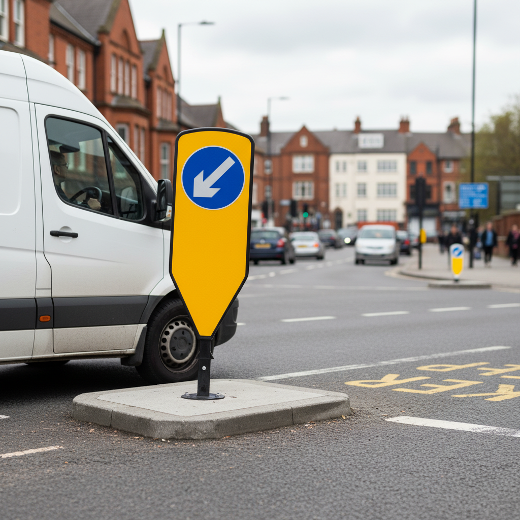 Premium Self Righting Traffic Bollard with NAL Compatible Spigot for Quick Installation and Removal